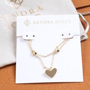 Kendra Scott Ari Heart Multi Strand Necklace Gold